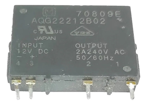 Relay Rele Aqg22212b02 Aqg22212 12vdc 12v 2a 240vac