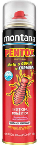 Mata Cupim E Formiga Broca Pentox Spray 400ml Montana