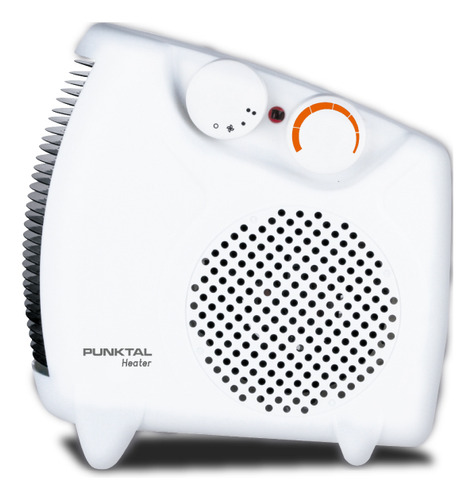 Caloventilador Calefactor Punktal PK-4780CF de Piso Frío-Calor con Timer color Blanco