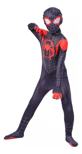 Disfraz De Spiderman Niño Cosplay Ropa, Maravilla Superhéroe