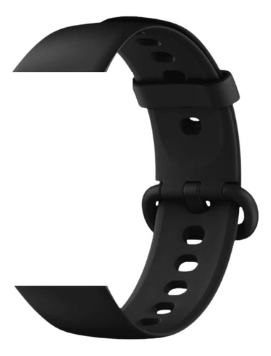 Kit de 3 pulseras para Xiaomi Mi Watch Lite de goma de silicona, color negro