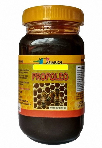 Propoleos Con Miel 100% Original Y Natural Botella 250 Ml