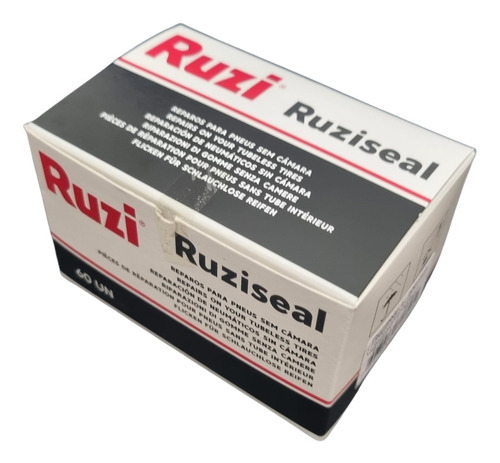 Imagem 2 de 6 de Refil Macarrão Remendo Pneus Sem Câmara Carro Cx 60 Und Ruzi
