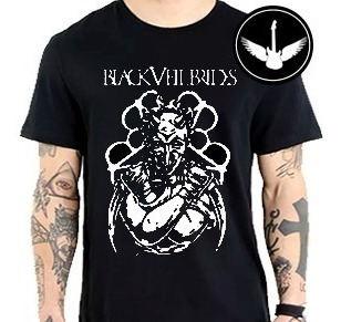 Camiseta Black Veil Brides Frete Grátis Banda Rock E03