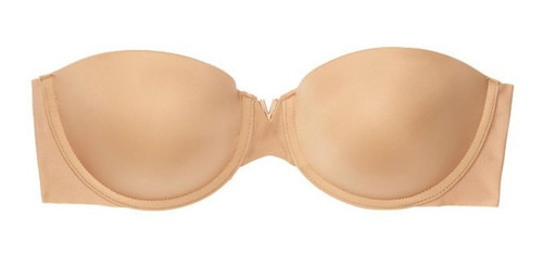 Brasier Victoria's Secret Beige Strapless C2035