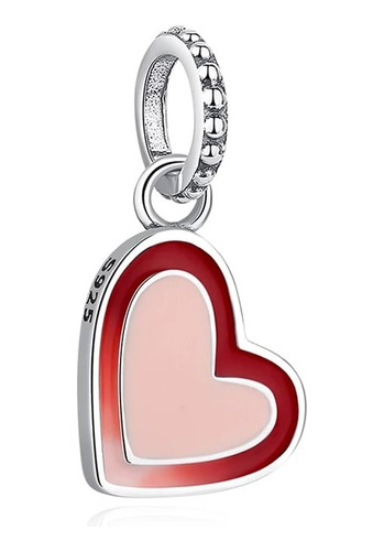 Charm Dije Colgante Corazon Loved Plata 925