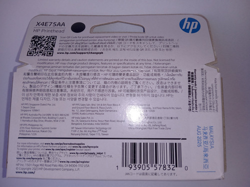 Cabezal Hp X4e75aa 508 510 511 515 517 530 531 610 615 617