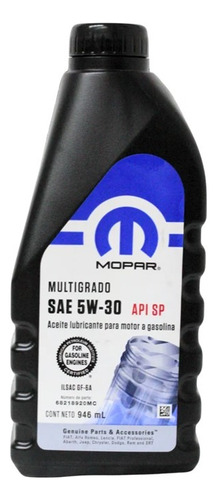 68218920mc Aceite Multigrado Mineral Mopar Original