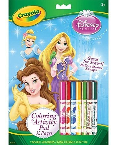 Crayola Disney Princess Libro Para Colorear Con Marcadores