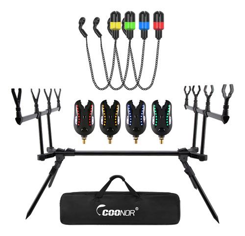 Soporte De Pesca Swinger Bite Led Con Carpa Ajustable