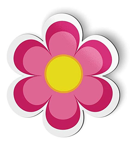 Imán Para Nevera, Diseño De Flor, Color Rosa
