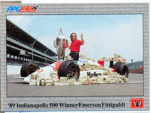 1991 All World Indy #65 Emerson Fittipaldi Win