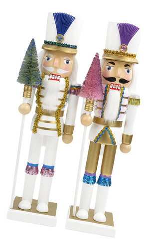 Adorno De Cascanueces De Madera, Figura De Rey,