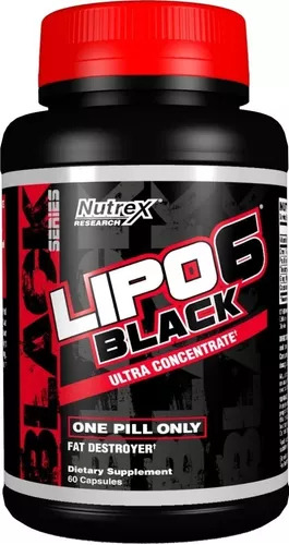 Lipo 6 Black Ultra Concentrado 60 Caps Nutrex Original Usa!