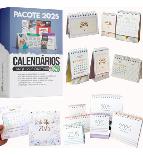 Arquivo Digital Combo Calendários 2025 (78)