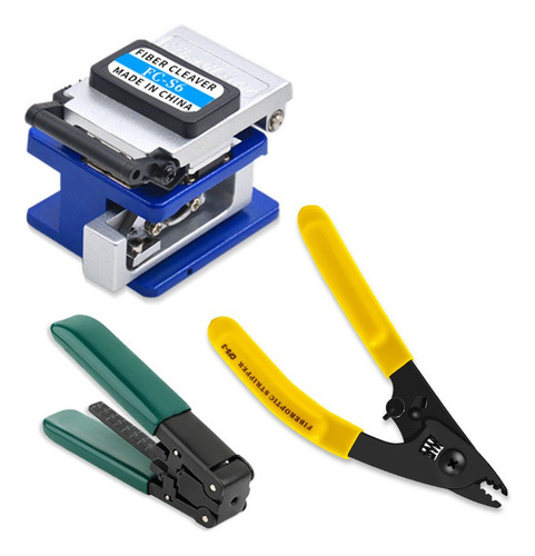 Kit De Herramientas Fibra Optica Ftth Con Medidor De Fallas