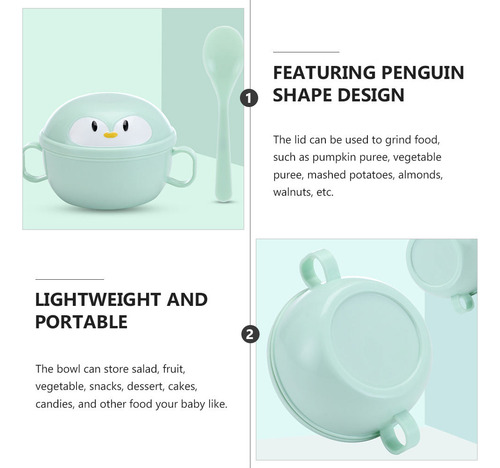 2 Juegos De Cuencos De Comida Para Bebés Con Cucharas, Cuenc