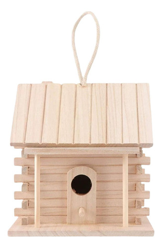 Caja De Anidación De Pájaros De La Casa De Madera, Casa De