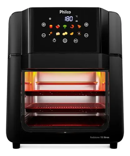 Philco PAF15C Fritadeira Air Fryer Oven 15 Litros Revestimento Re...