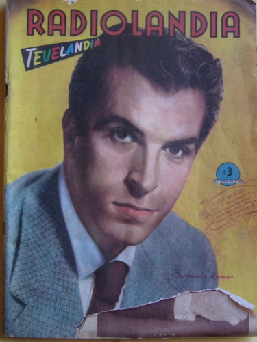 Gilda Lousek Fernando Lamas Alfredo Alcón / Radiolandia 1958