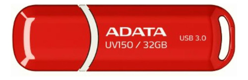 Adata 32 Gb Memoria Flash Usb 3.0 Con Tapa Color Rojo Con
