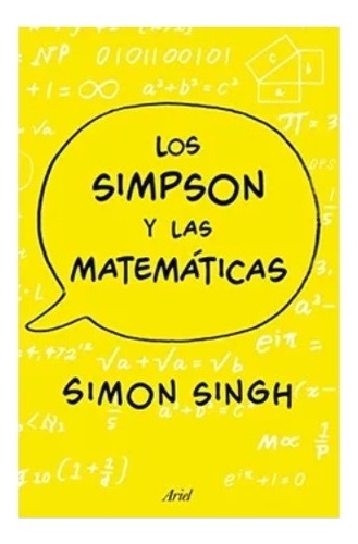 Los  Simpson  Y  Las  Matemáticas  -  Simon Singh. Nuevo 