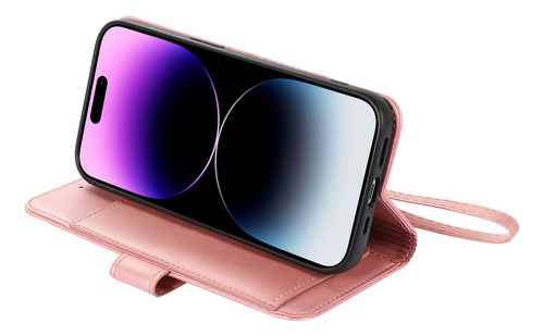 Funda Para Samsung Galaxy A7 2018/ A8 2018/ J4 2018, Funda Tipo Cartera Con Cierre, Correa Para La Muñeca, Función Atril