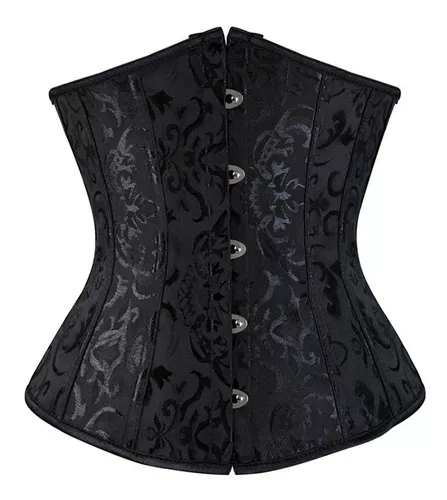 Corset Reductor De Cintura Sexy Modelador Negro