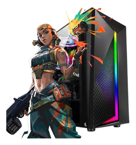 Imagen 1 de 9 de Pc Armada Gamer Intel I3 10100 10ma H410 8gb 240gb Kit P1