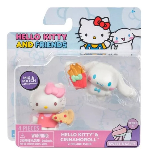 Hello Kitty And Friends Hello Kitty & Cinnamoroll Pack X2