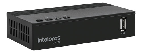 Conversor Digital Cd 730 De Tv Com Gravador Intelbras Preto