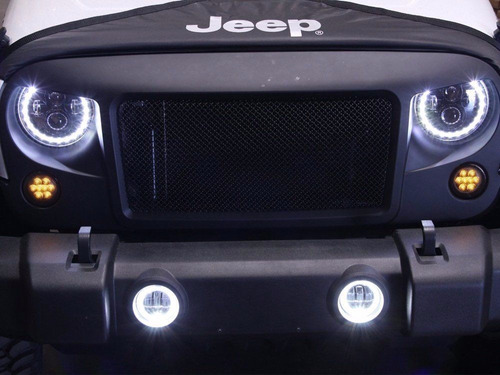 Par De Faros De Niebla En Led Con Ojo De Angel Jeep Wrangler