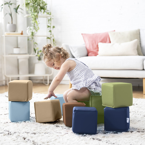 Building Blocks Ecr4kids Softzone Patchwork Para Niños Peque