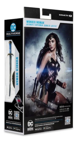 Wonder Woman Mcfarlane Toys Dc Multiverse Batman V Superman (Usado)