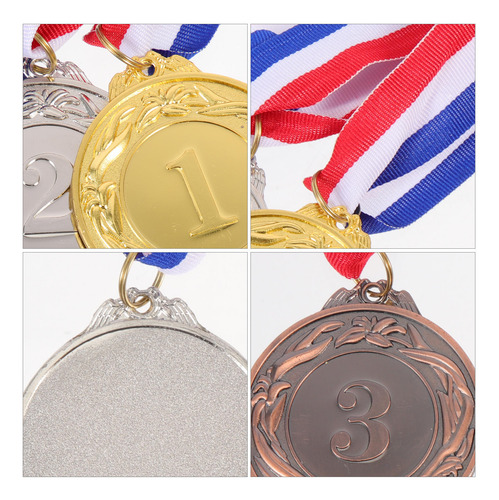 Medallas Deportivas Portátiles De Aleación De Zinc, 3 Unidad