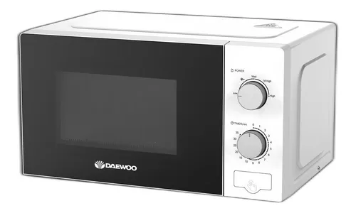 Microondas Manual Blanco Daewoo Damwo20mw 700w 20lts