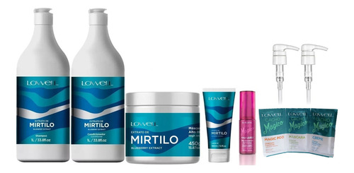  Lowell Extrato De Mirtilo / Liso Mágico Extrato De Mirtilo / Liso Mágico Kit De Suave En Dosador De 2660ml De 2660g