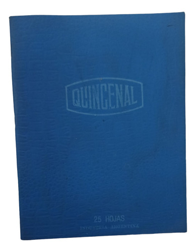 Cuaderno Quincenal - Timbre Azul 25 Hojas Vintage