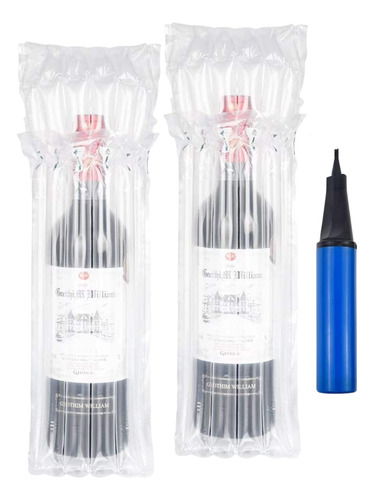 Protector De Botellas Bolsa De Aire Vinos 15 Und + Bomba