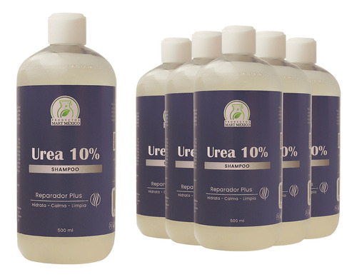  Shampoo Capilar De Urea Repador Plus (500ml) 6 Pack