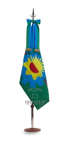 Imagen 2 de 3 de * Bandera Bonaerense Ceremonia * Premium * Con Moño *