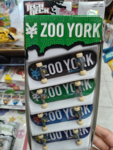 Imagen 2 de 2 de Tech Deck Patinetas Skates Para Dedos Pack X4 - Bunny Toys