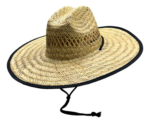 Sombrero De Paja Chupalla Para El Sol Sombrero De Playa 