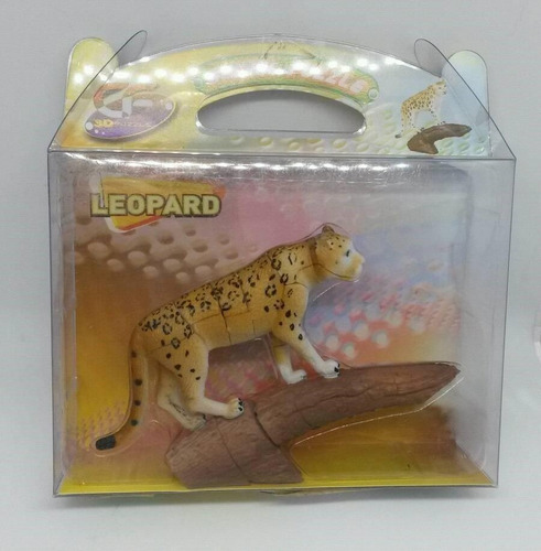 Imagen 5 de 5 de Rompecabezas 3d Puzzle Animales Leopardo Armar La Plata Myuj