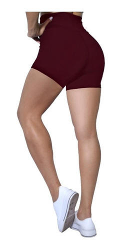 Imagem 3 de 6 de Kit 5 Shorts Heide Ribeiro Leg Basic Academia