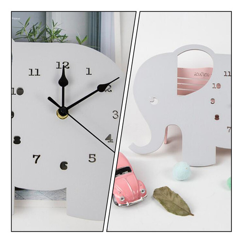 Reloj De Pared Mudo, Reloj De Decoración De Pared Con Dibujo
