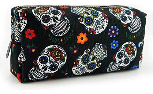 Estuche De Lapices Lparkin Sugar Skull Estuche De Lona De G