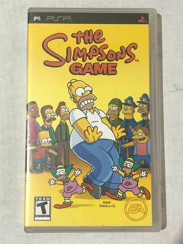 The Simpsons Game Psp Fisico