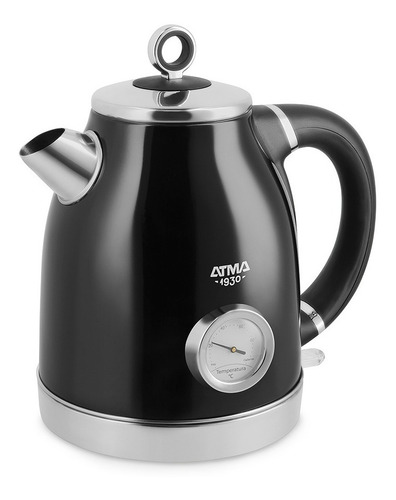 Atma Peatp21vbp Pava Electrica Hervidora 1.7l Vintage Negro