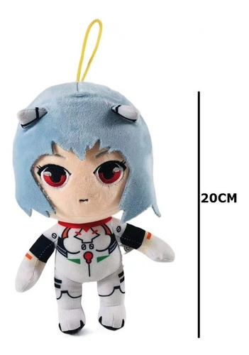 Imagen 5 de 5 de Rei Ayanami Peluche Muñeco Personaje Acción Animé
